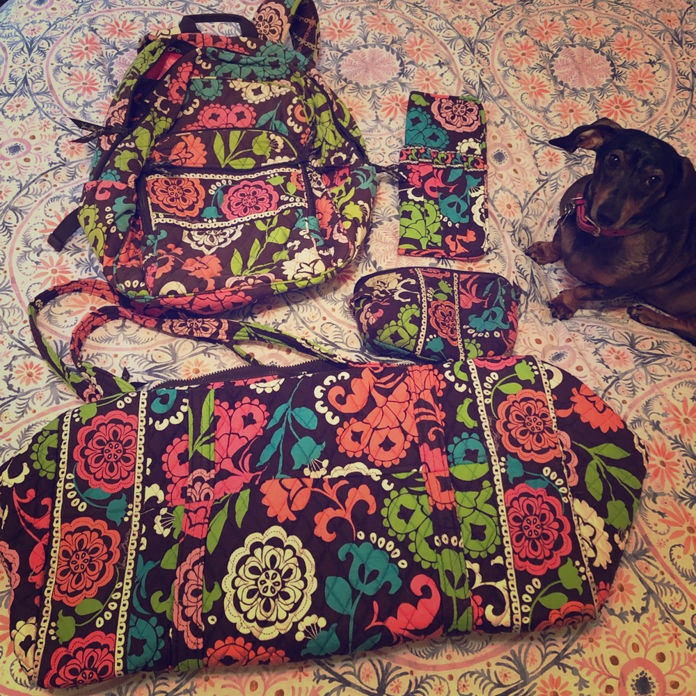 Vera Bradley Lola Duffel and Backpack